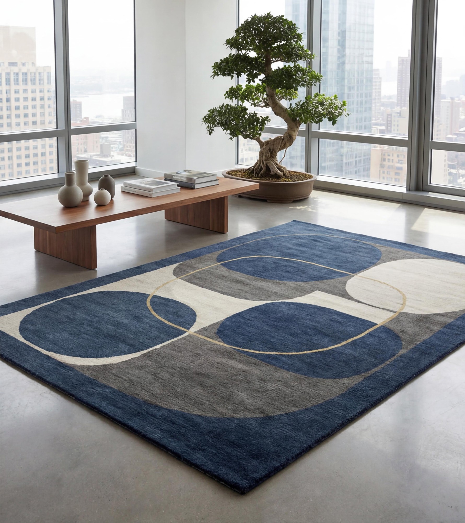 Nocturne Circles Rug