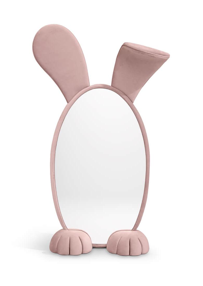 Rabbit Wonderland Pink Mirror Rabbit Wonderland Pink Mirror