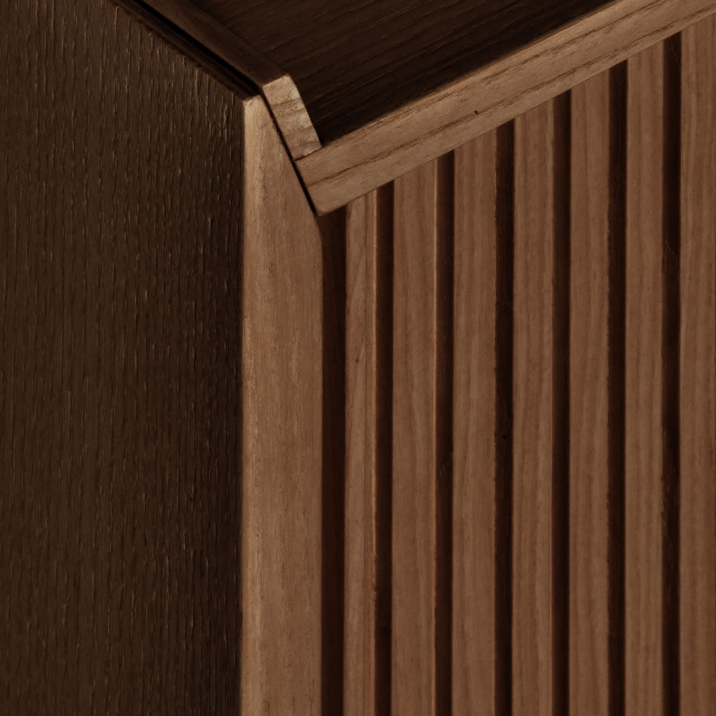 Sipario High Luxury Brown 2-Doors Sideboard Italian Artisan