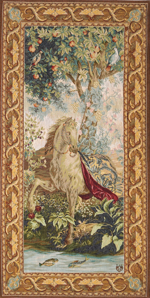 The Water Point - Horse Door Tapestry