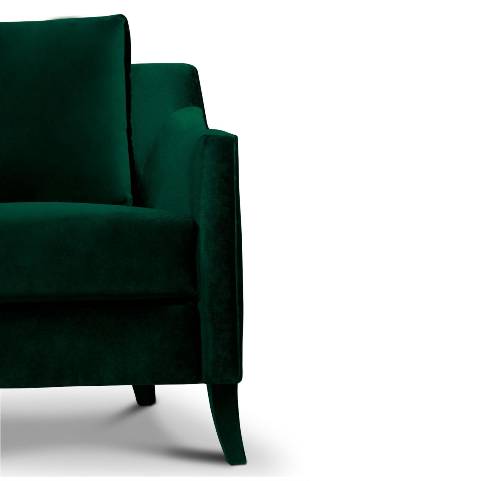 Plush Velvet Accent Armchair