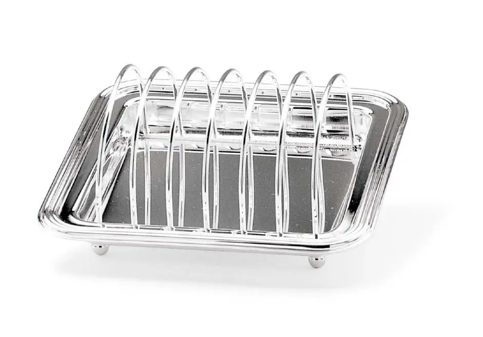 English Silver Toast Rack