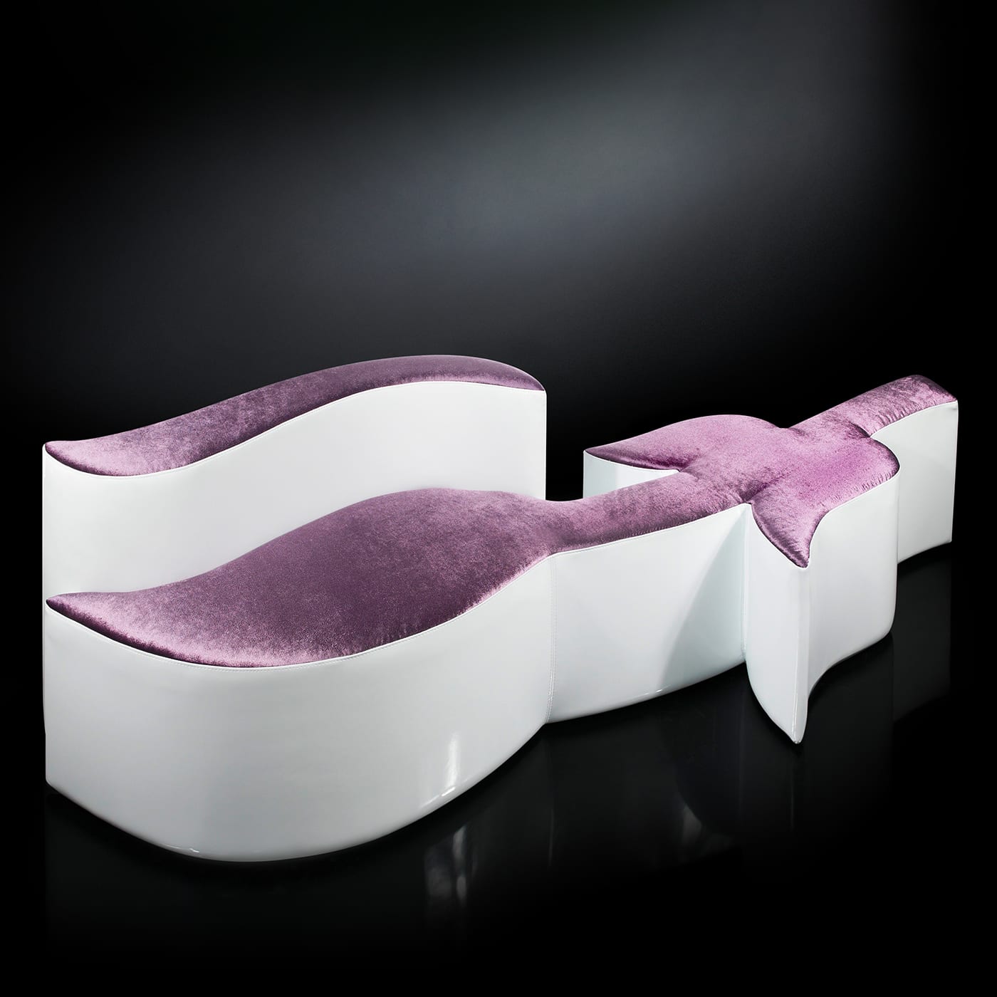 Tulip Purple Pouf