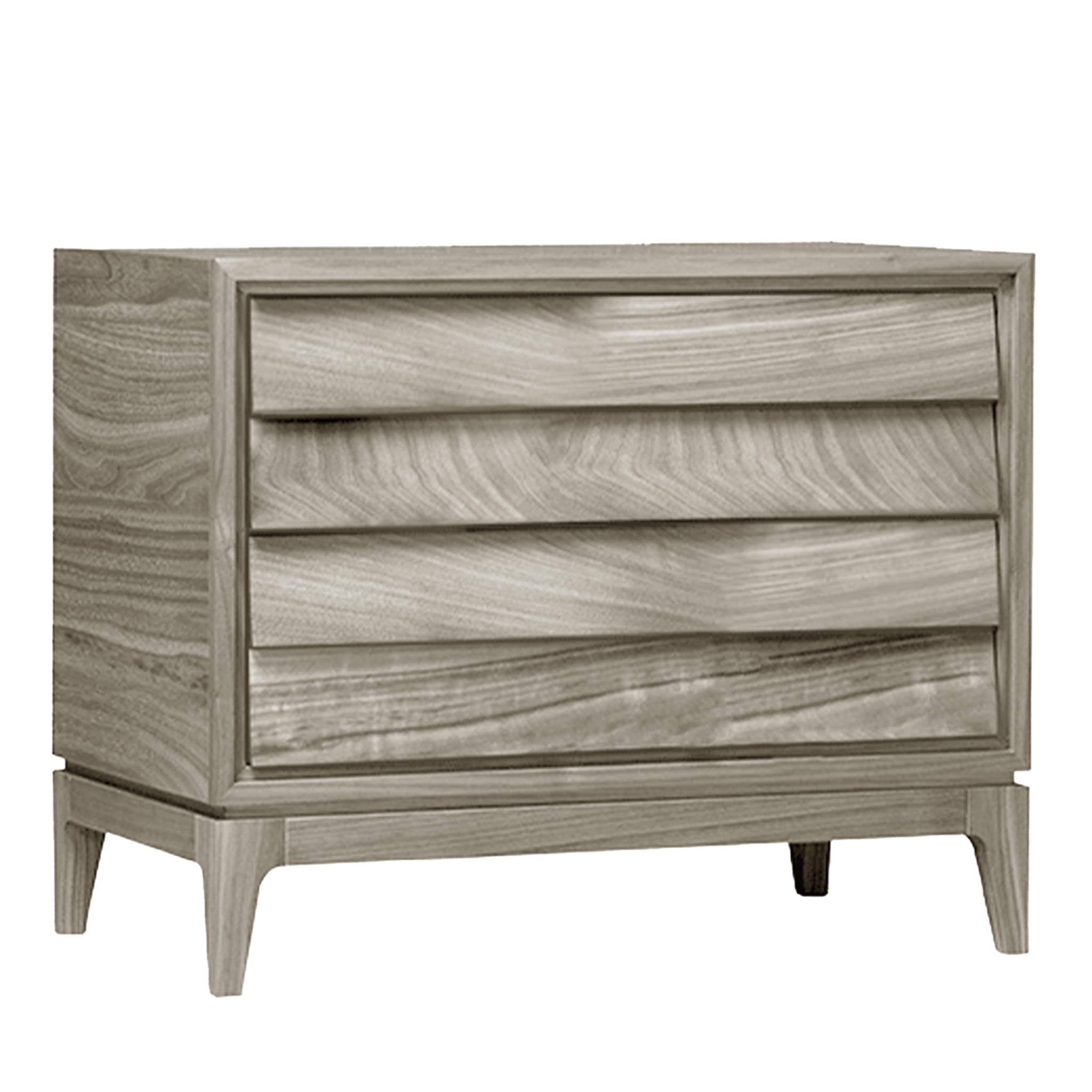 Liliale Sleek Grey Nightstand