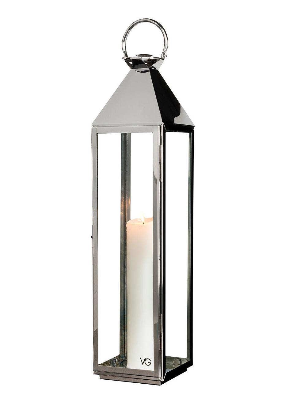 Pyramid Tall Outdoor Lantern