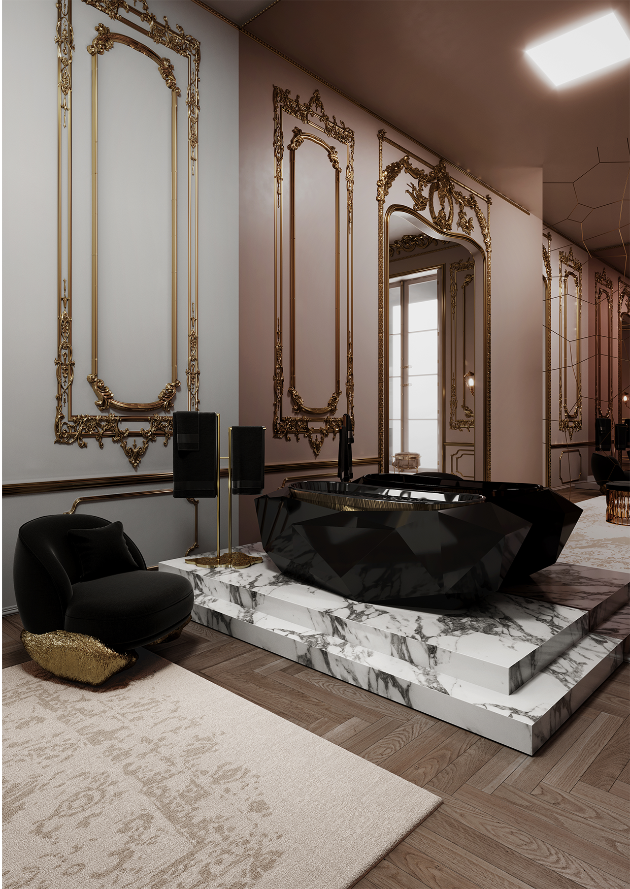 Baltic Black Armchair