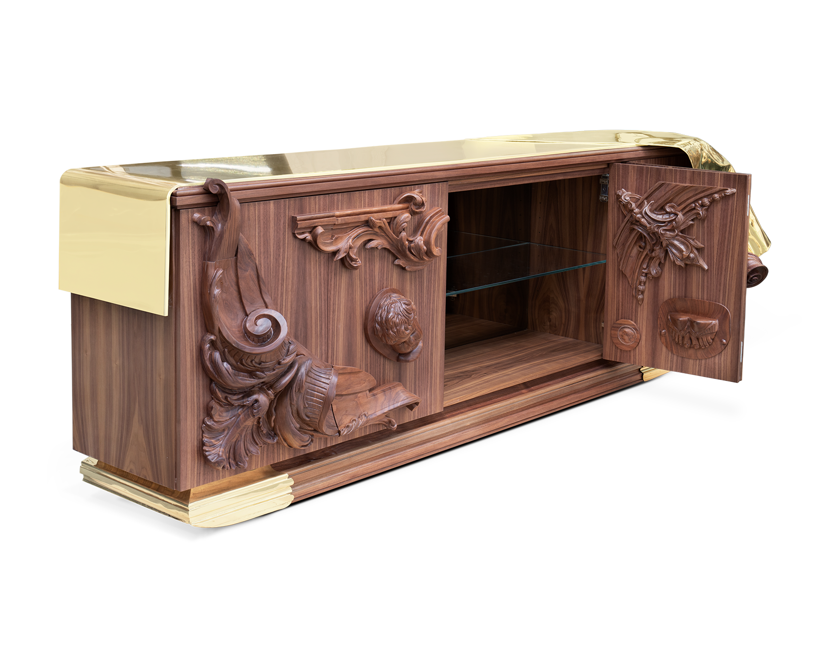 Valiant Walnut Wood Sideboard