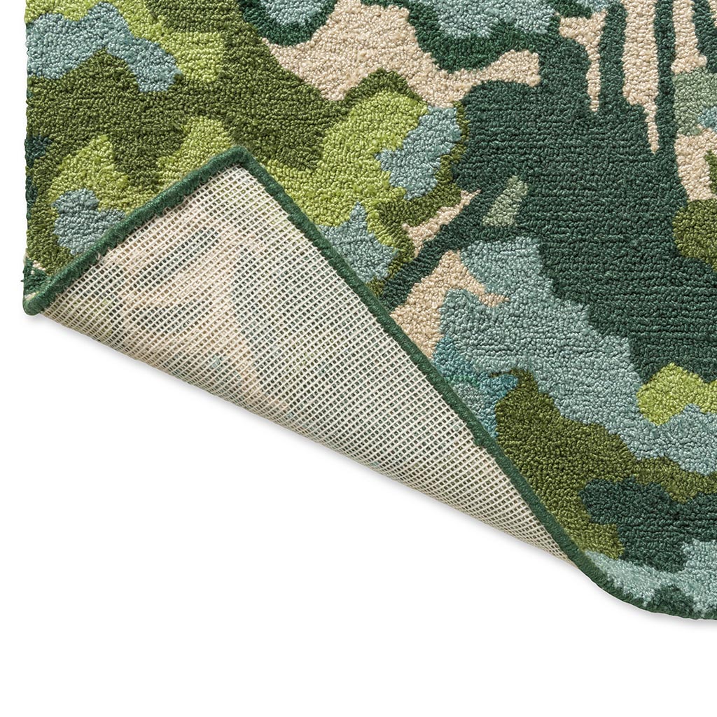 Tree Tops Green Outdoor Rug
