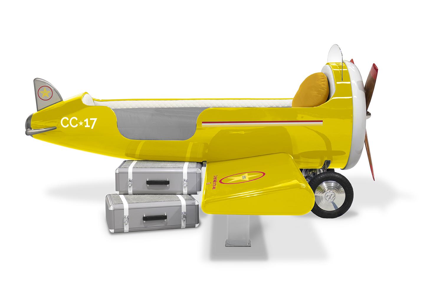 Cloud Glider Yellow Plane Bed