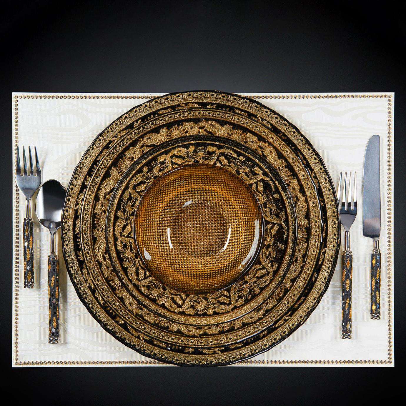 Black and Gold Decorative Bowl