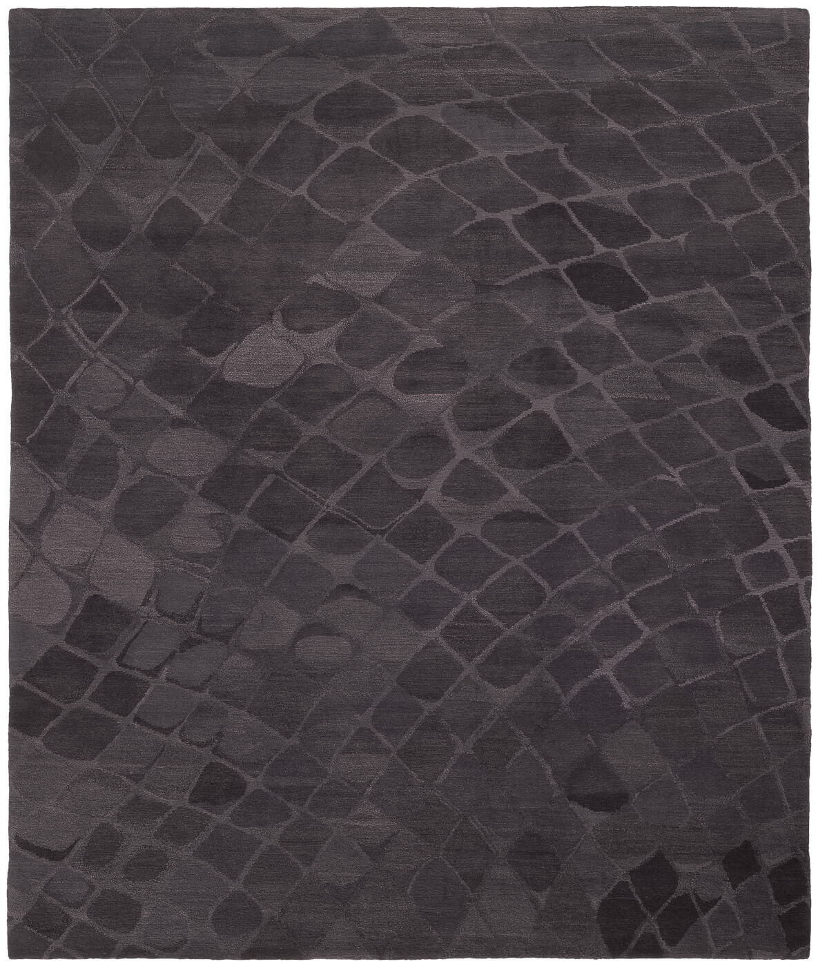 Snake Black Rug