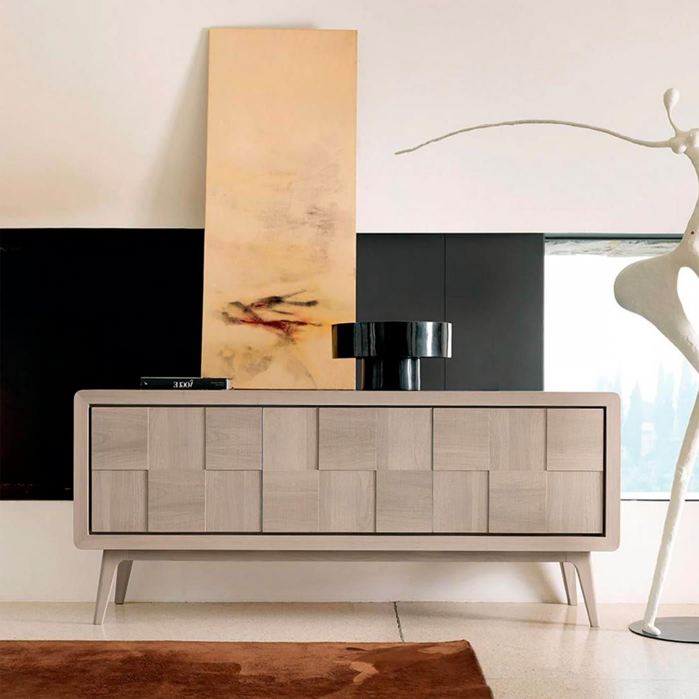 Artes Squared Elegant Beige Sideboard