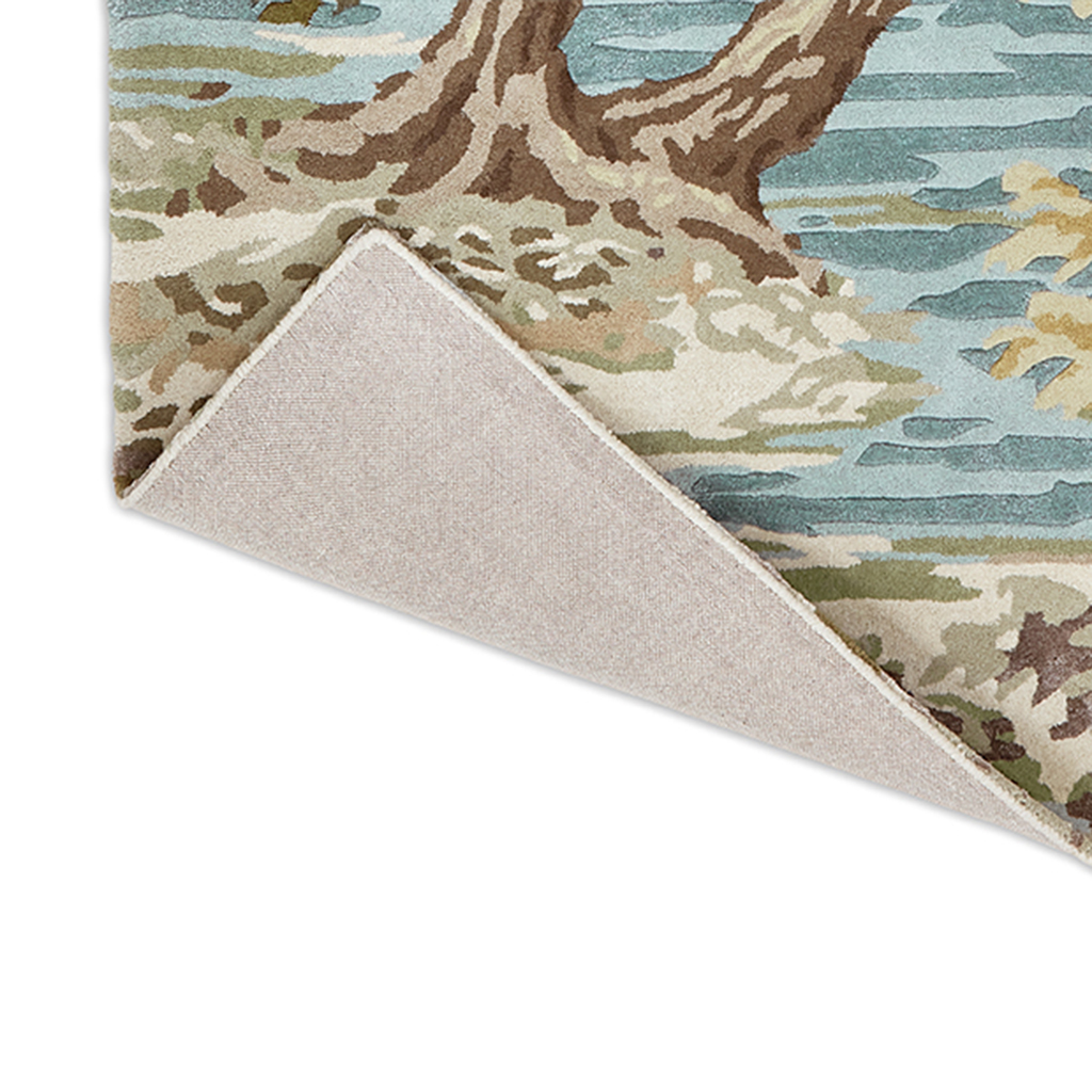 Ancient Canopy Fawn / Olive Green 146701 Rug ☞ Size: 170 x 240 cm