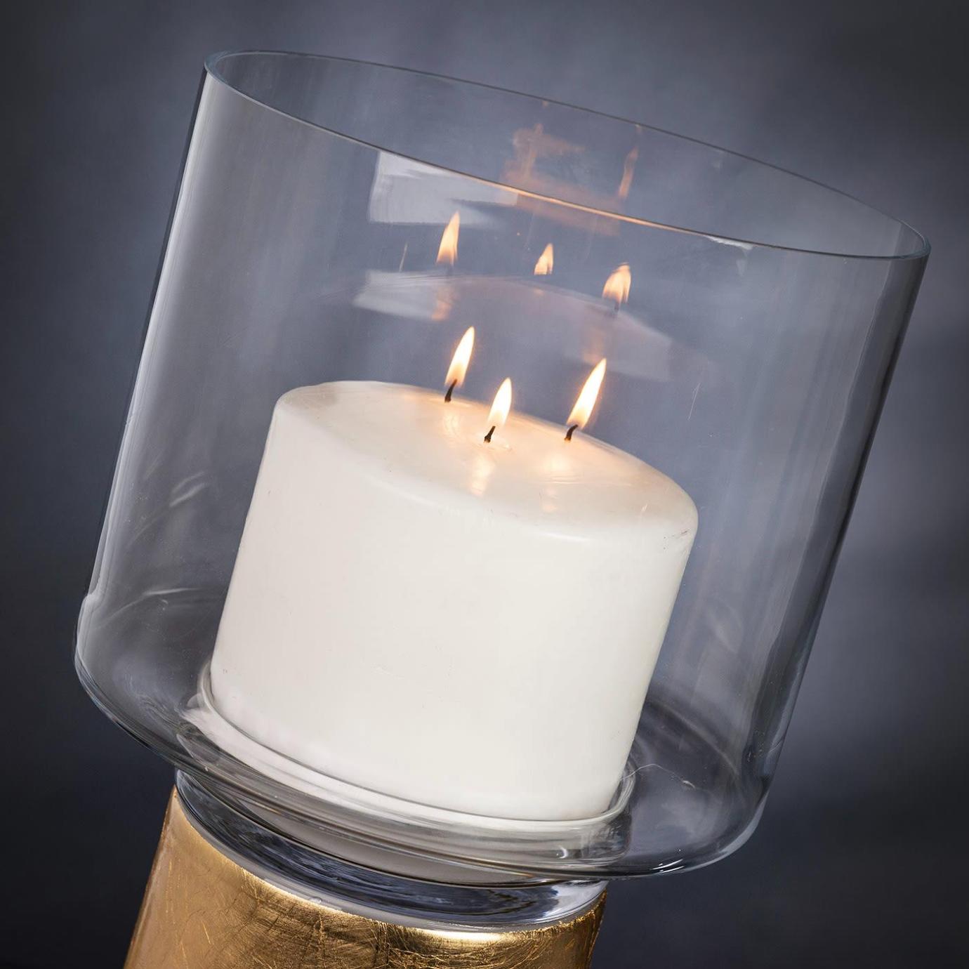 Gold Single Candle Holder