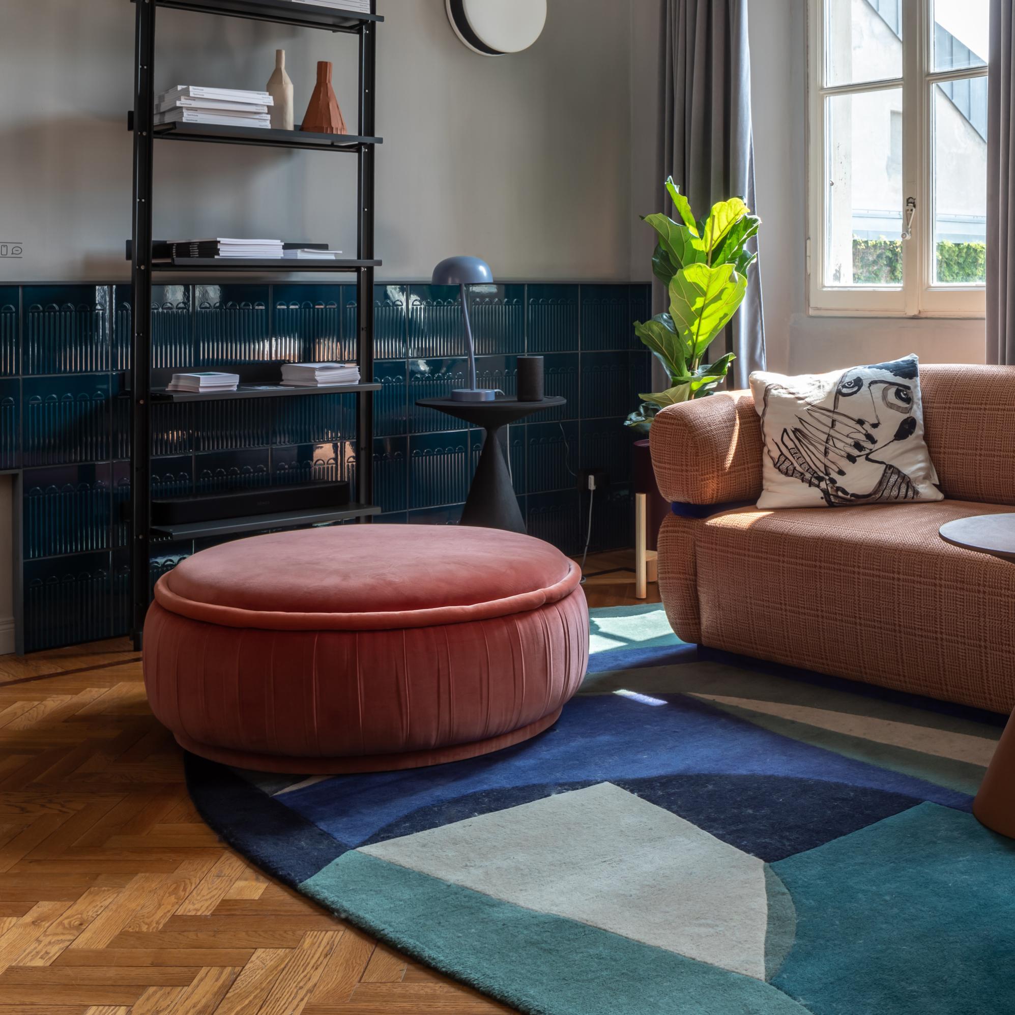 Malibu Blue Pouf