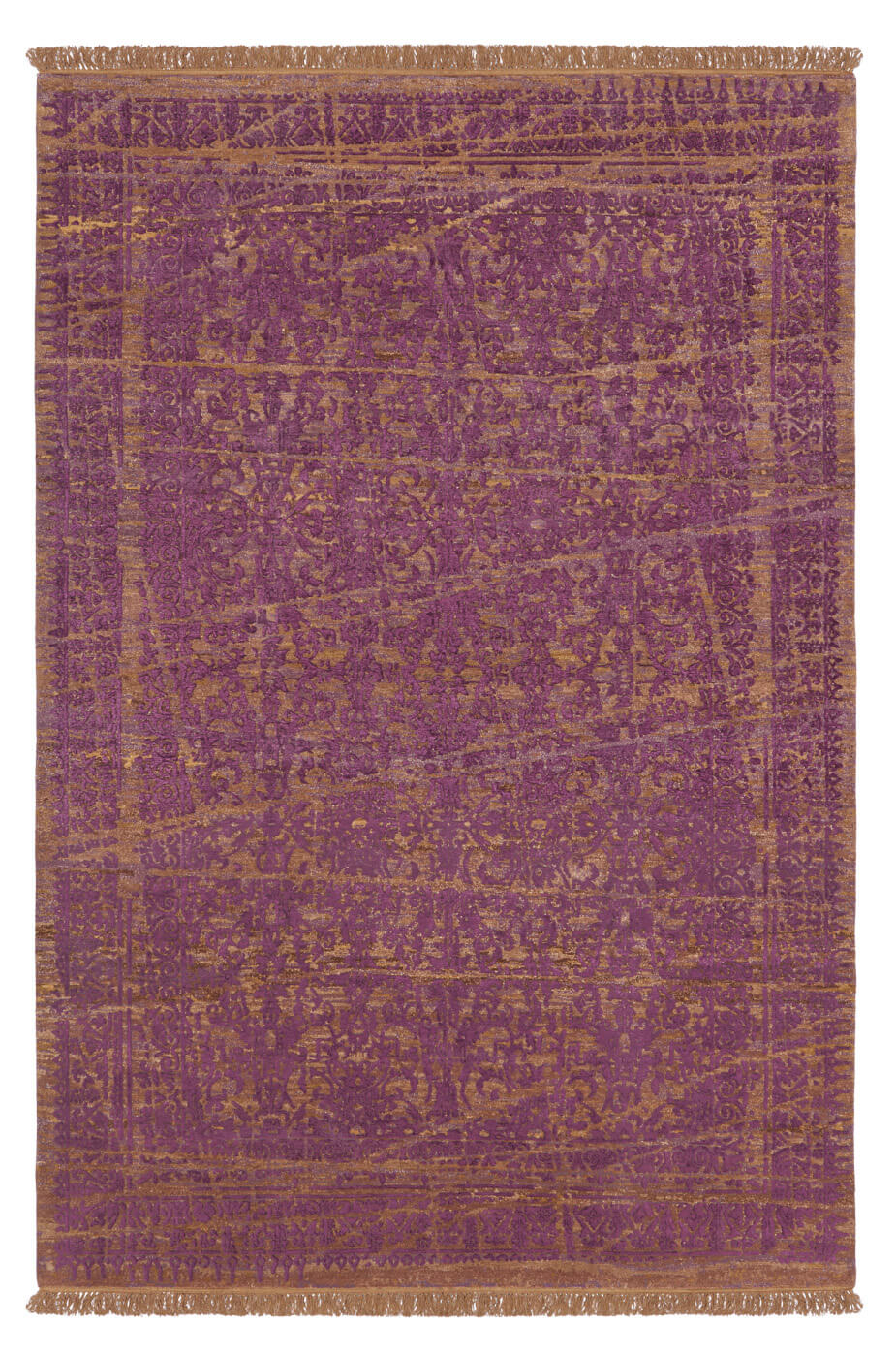 Ferrara Radi Wrapped Purple Rug