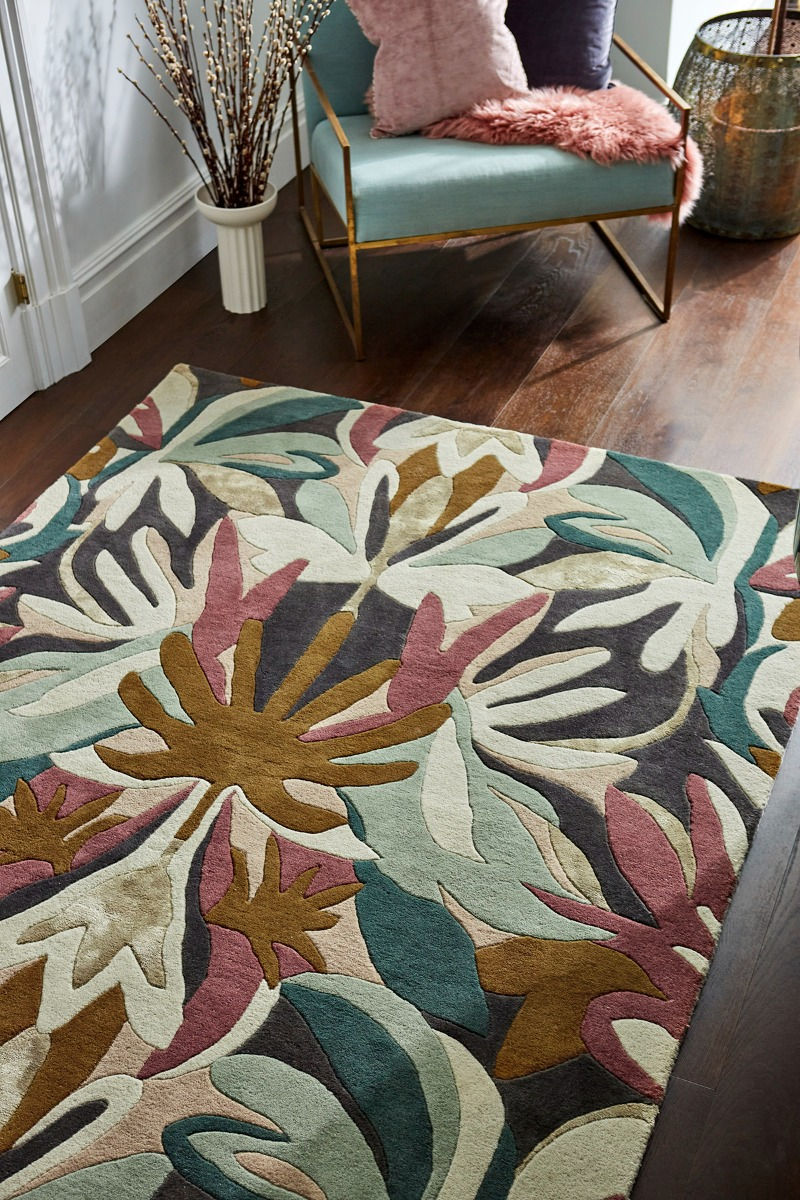 Melora Positano Succulent Gold Rug