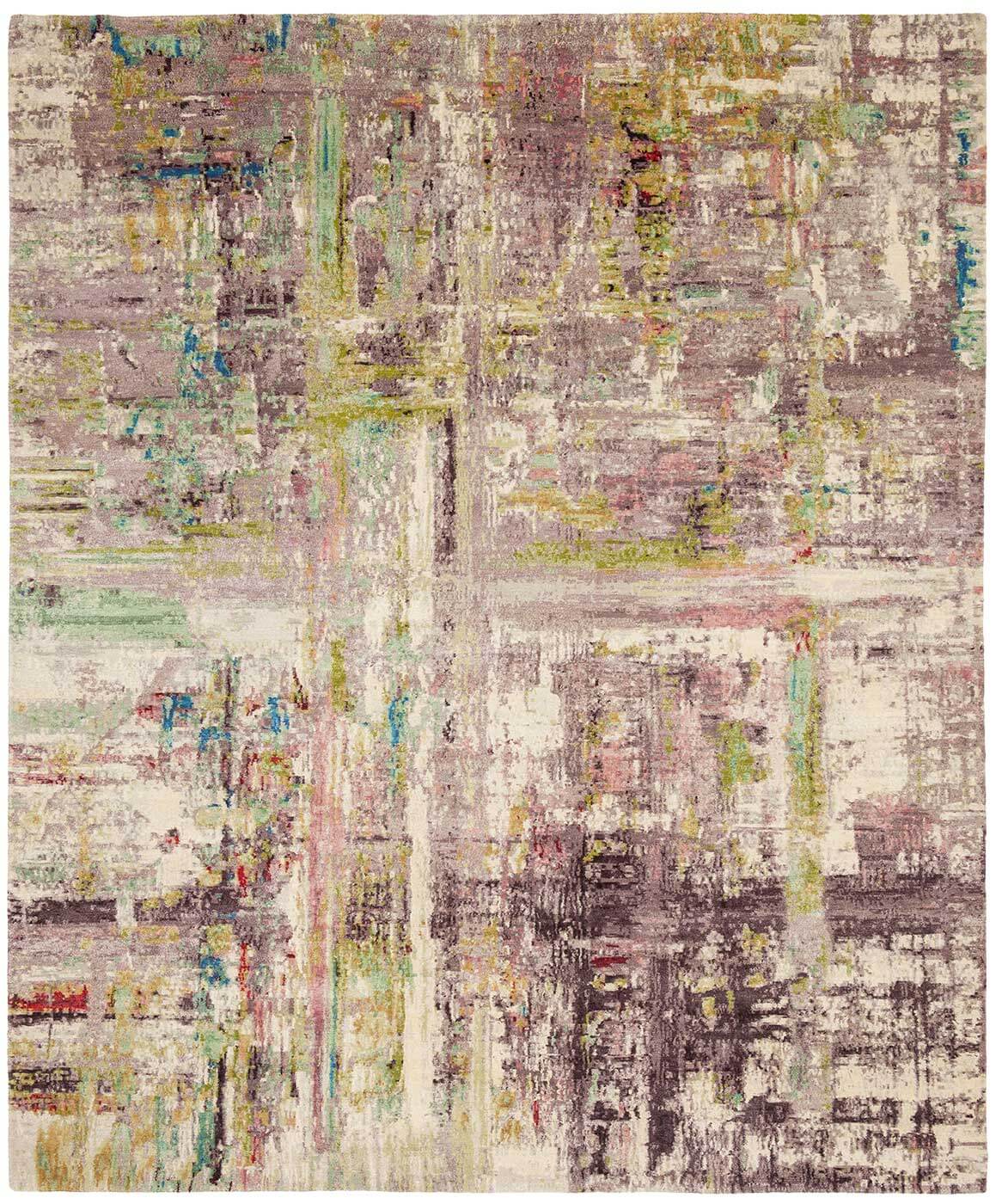 Artwork 24 Multicolor Purple Rug