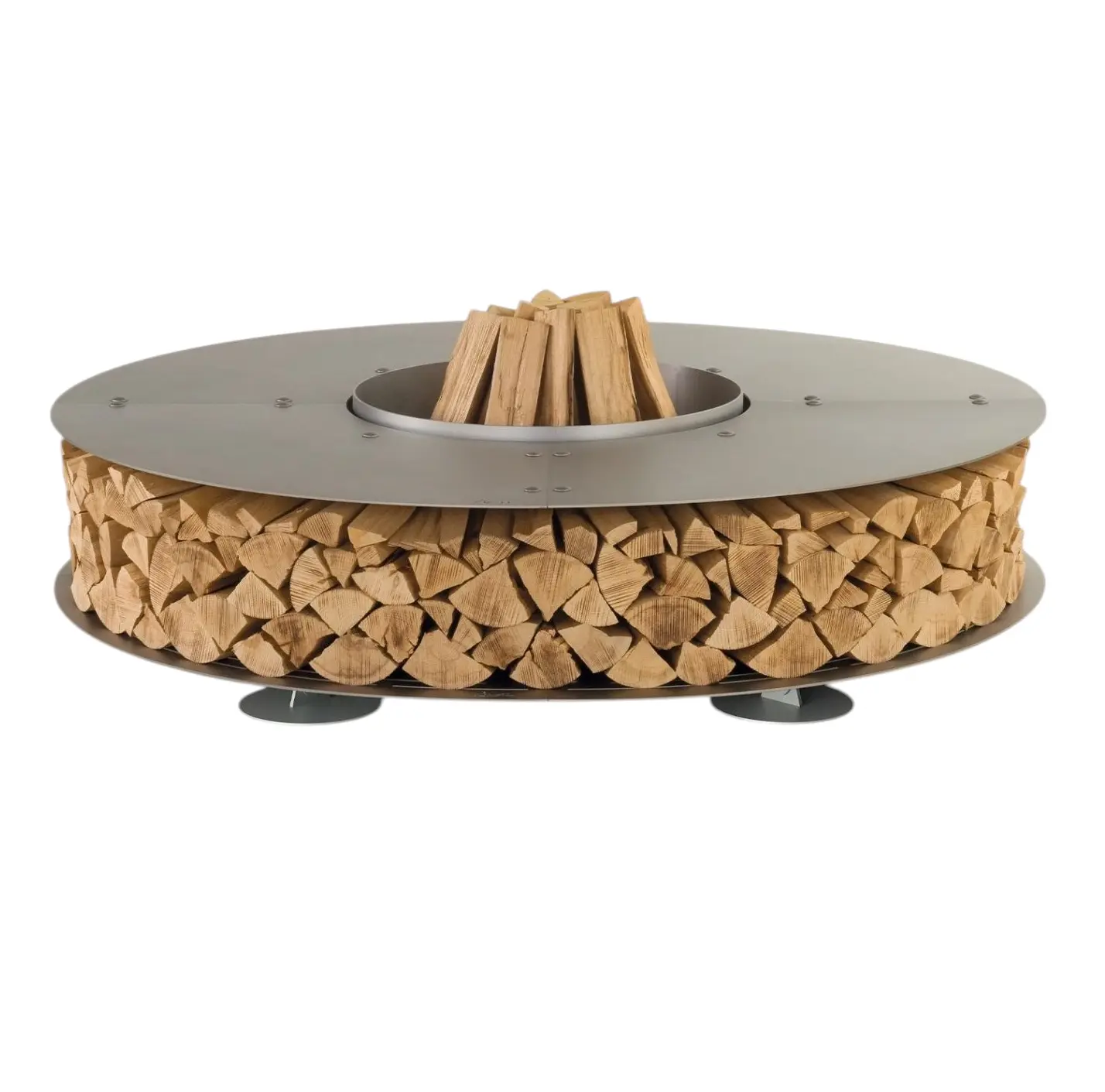 Zero Steel Inox Fire Pit