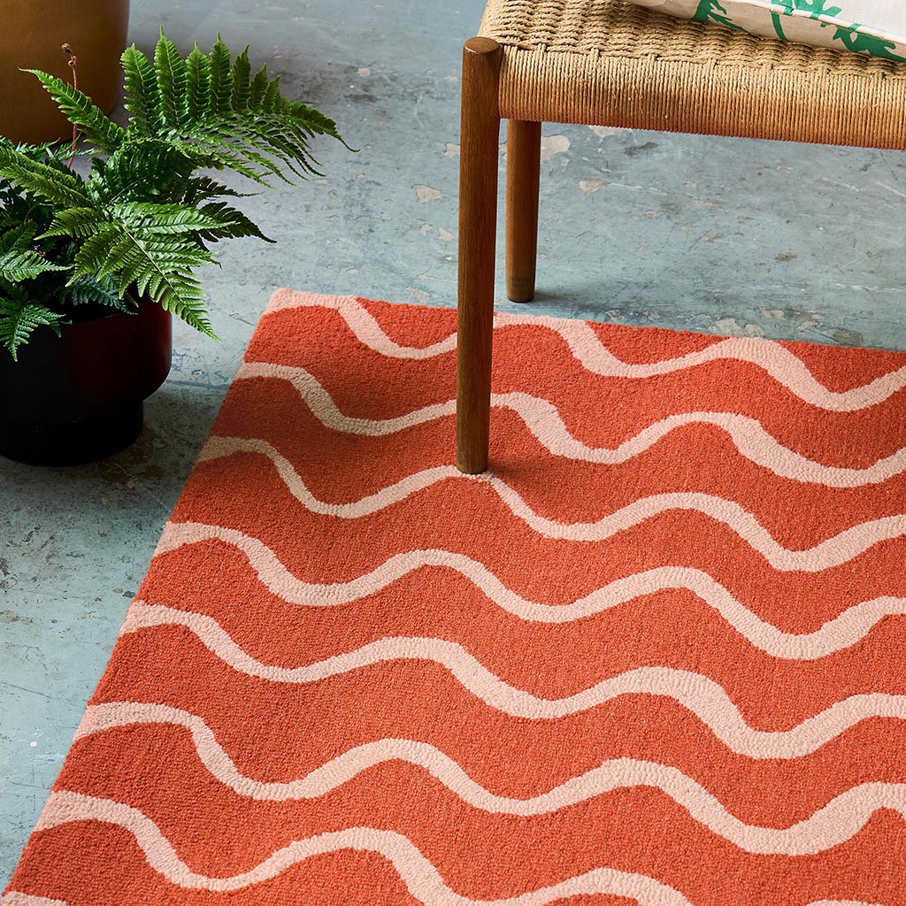 Ribbon Coral Rug