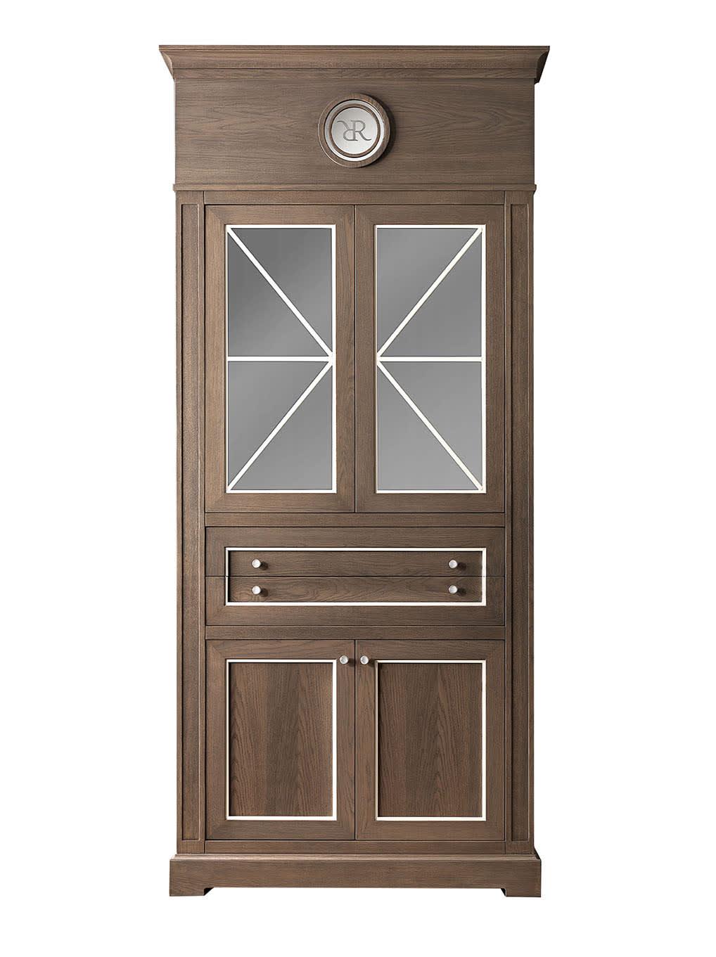 Natural Oak Two-Door Wardrobe
