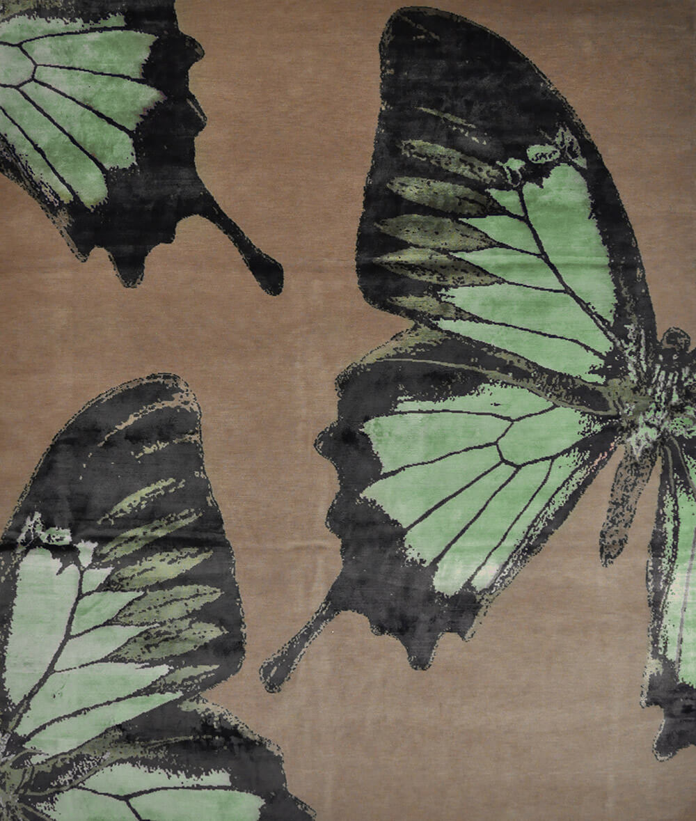 Blue Morpho Rug