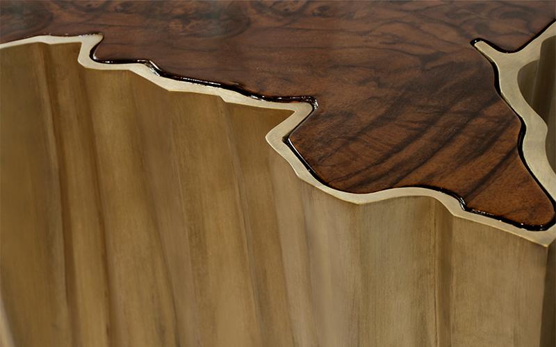 Natural Edge Large Side Table