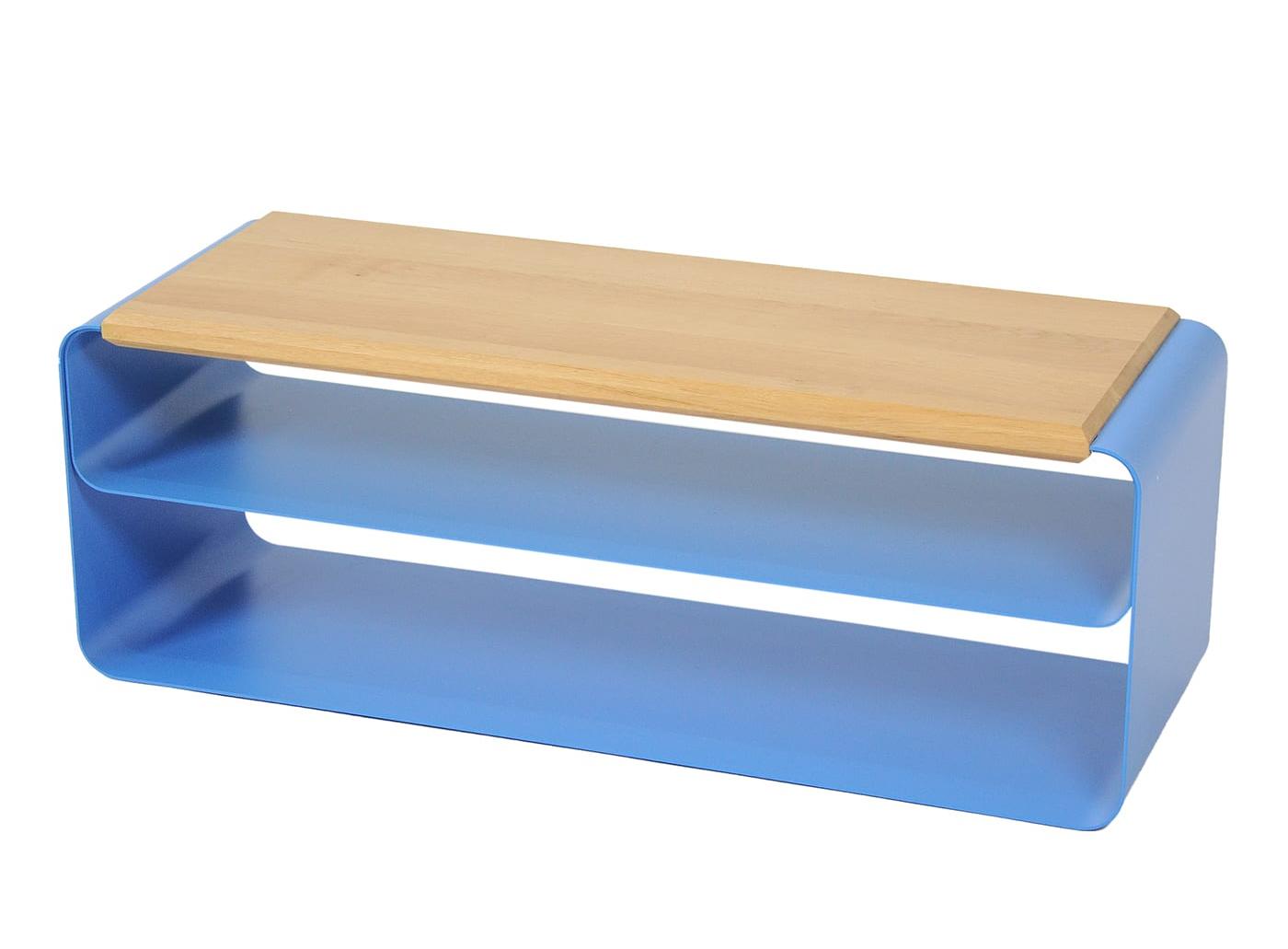 Wood & Steel Frame Bench