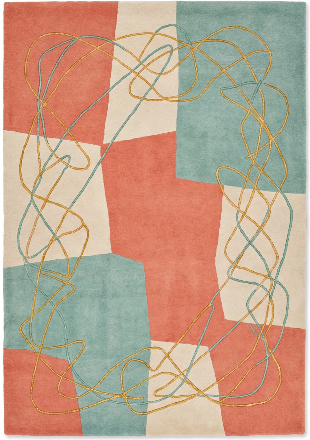 Patchwork Rhythm Soft Rug
