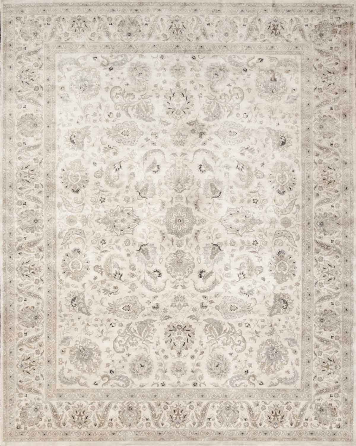 Lalita Off White Rug ☞ Size: 210 x 210 cm