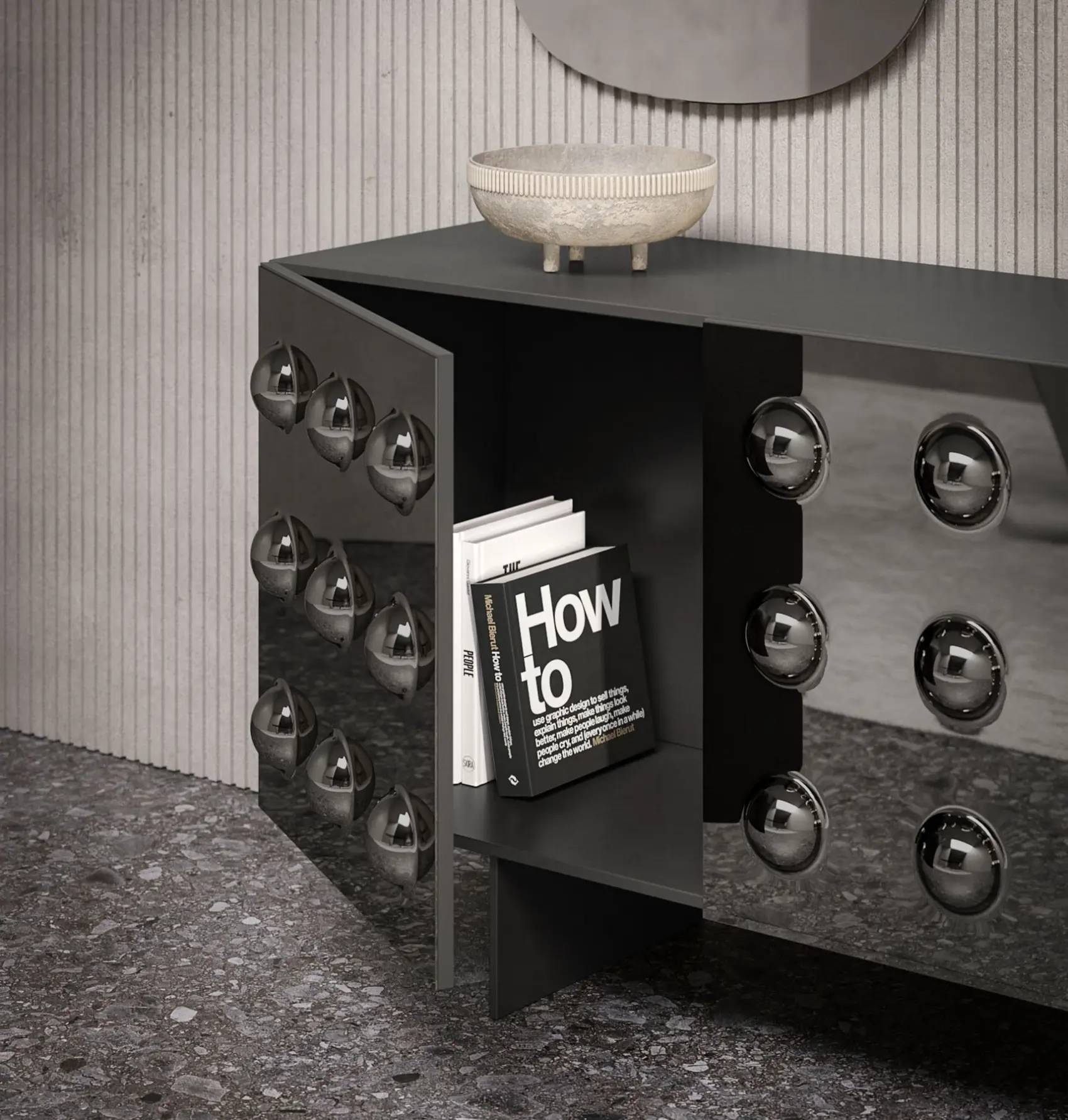 Rock Signature Contemporary Sideboard