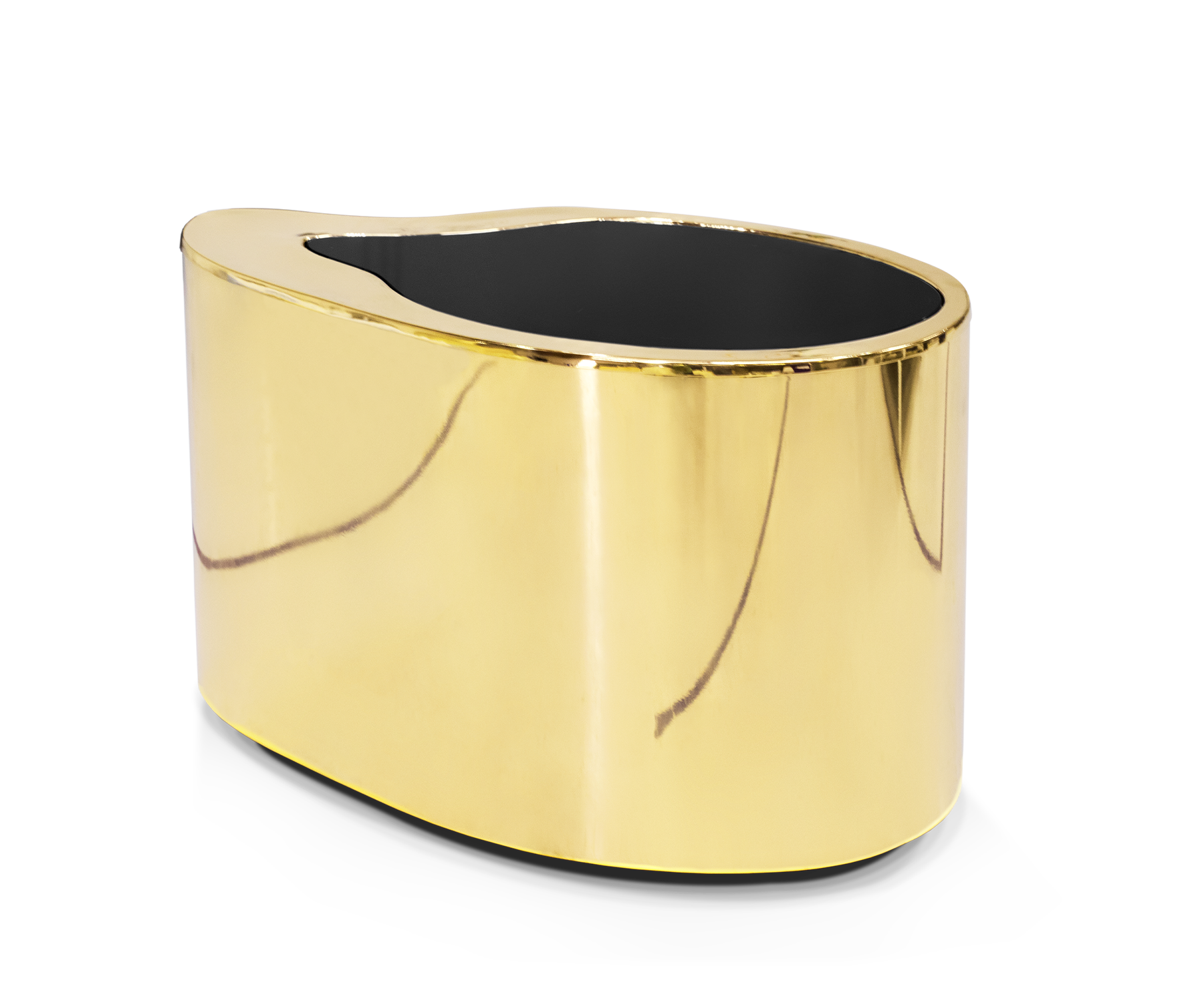 Crest Gold Bedside Table