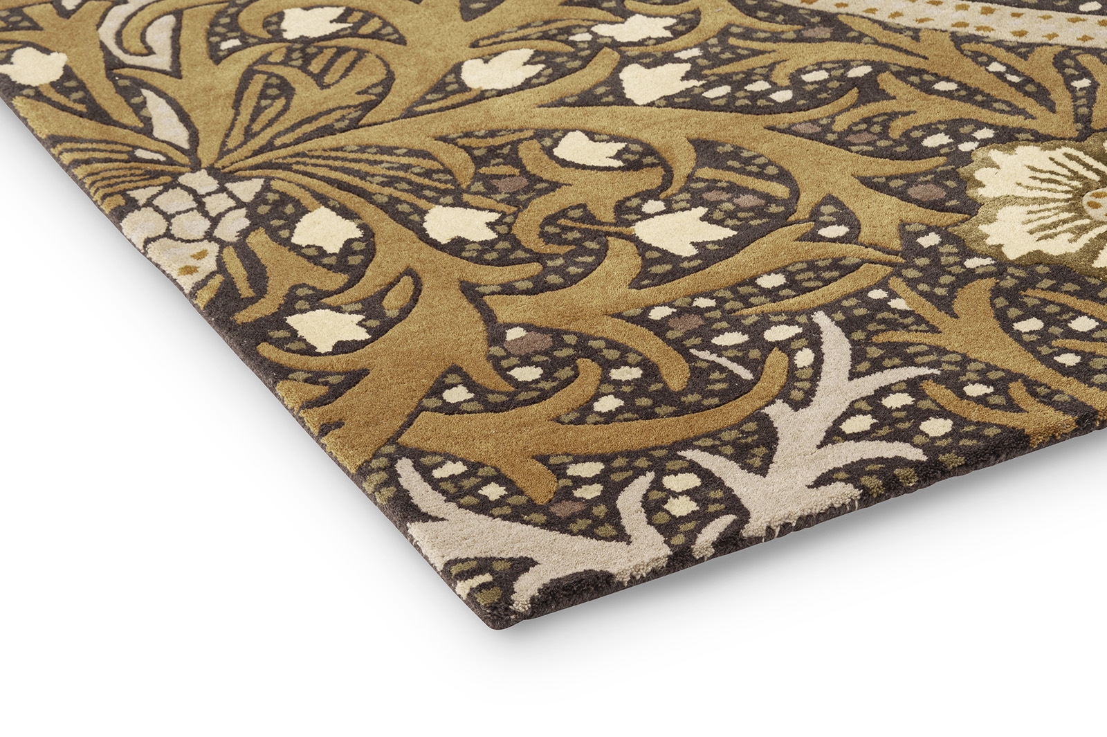 Seaweed Charcoal / Mustard 127006 Rug
