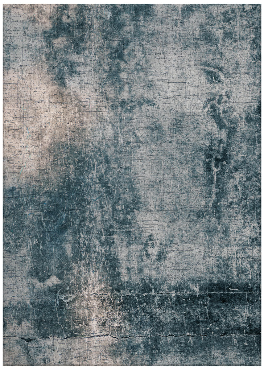 Chaos Blue Divide Rug ☞ Size: 120 x 170 cm