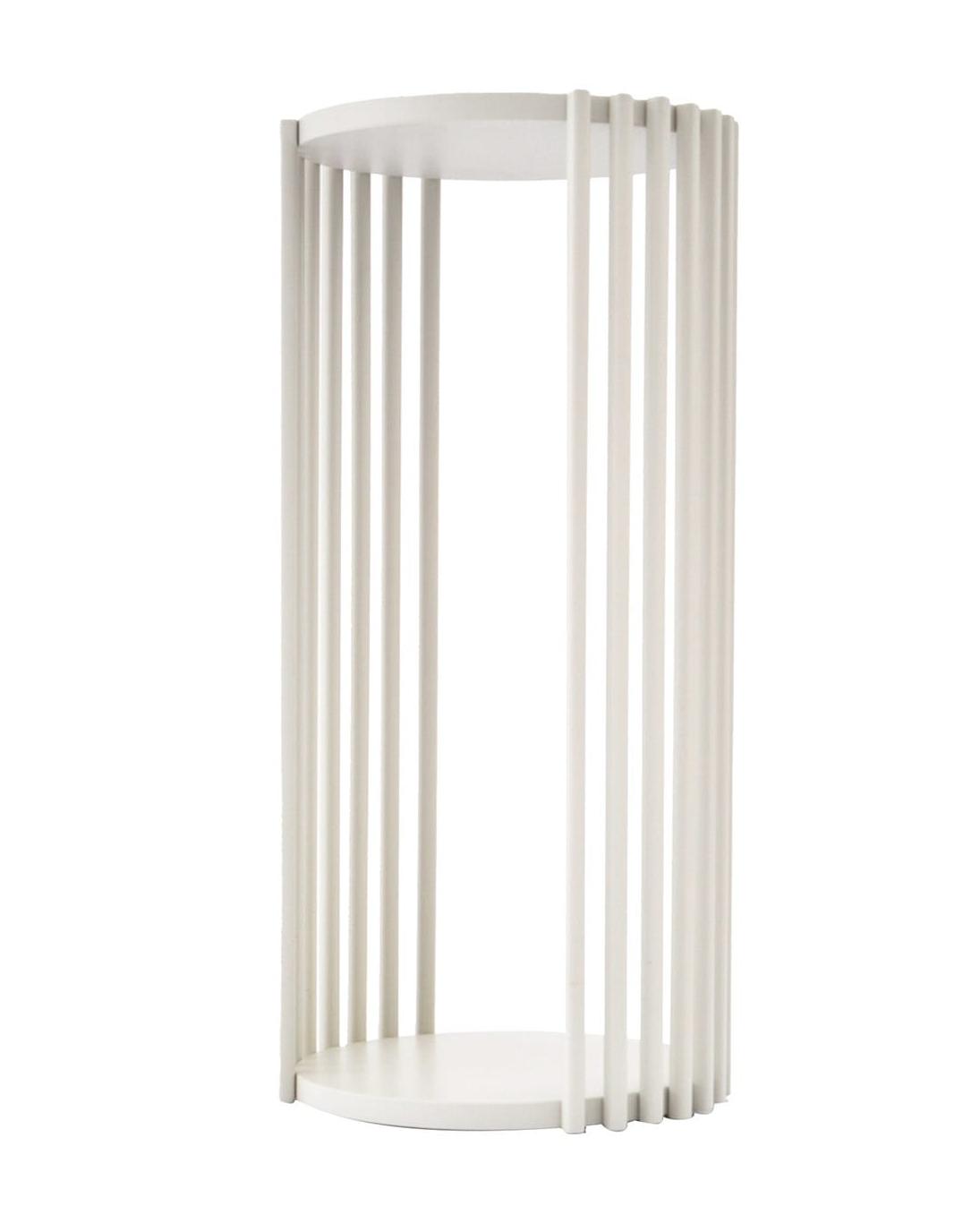 White Round Side Table