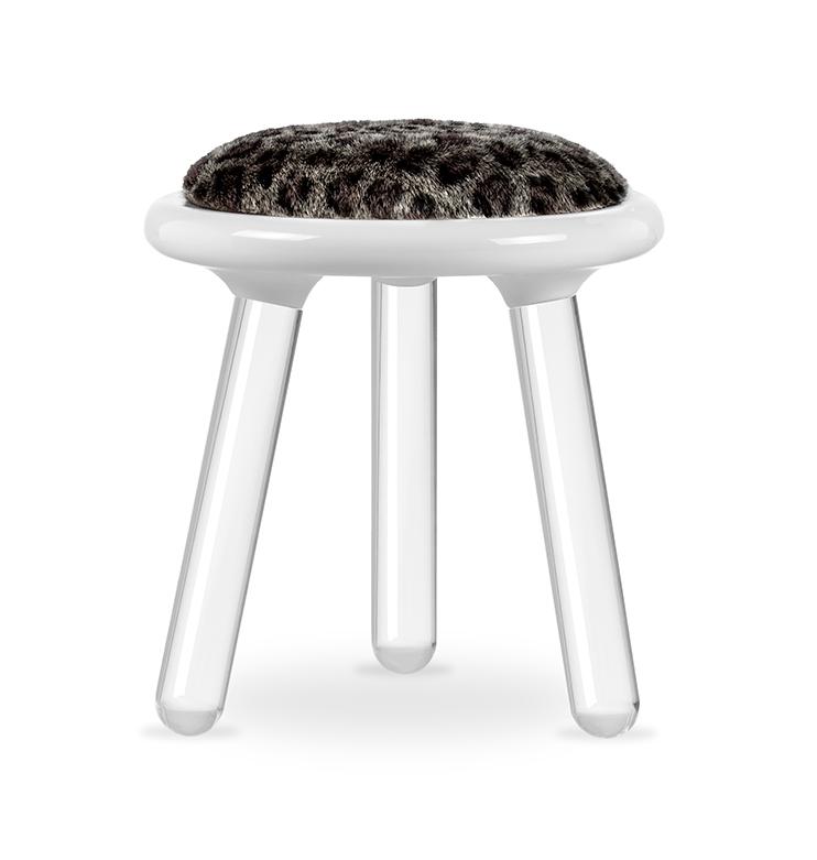 Leopard Stool