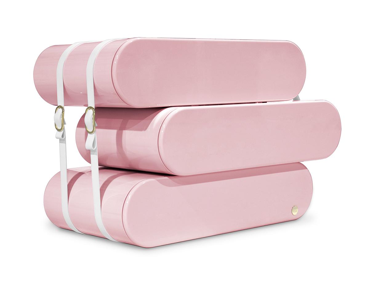 Tower Pink Chest of Drawers