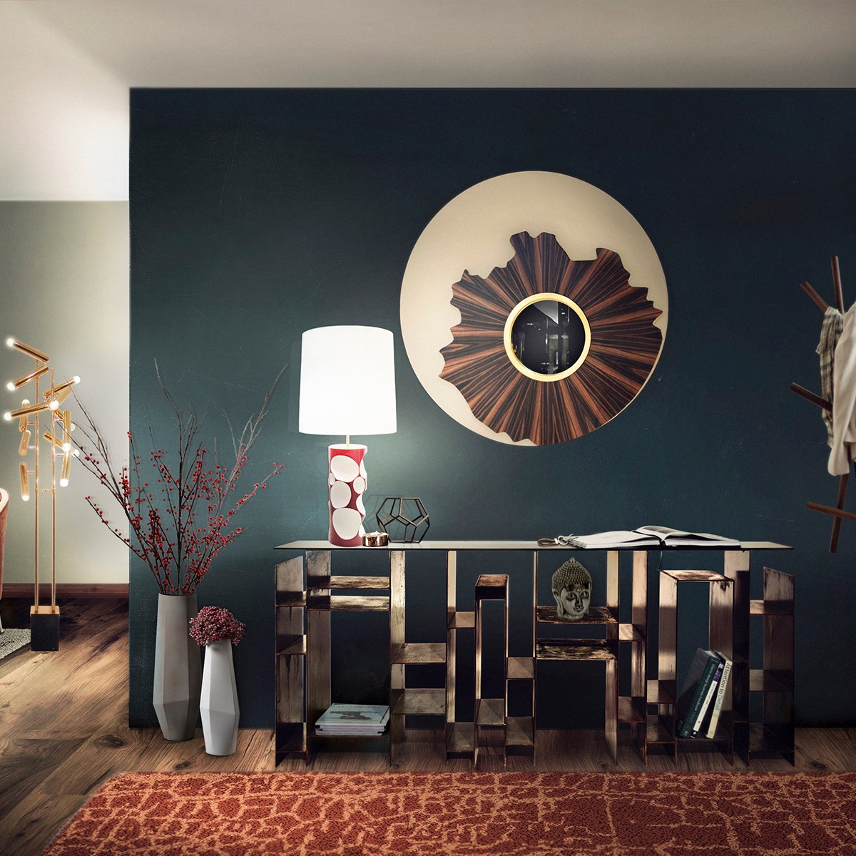 Tribal Console Table