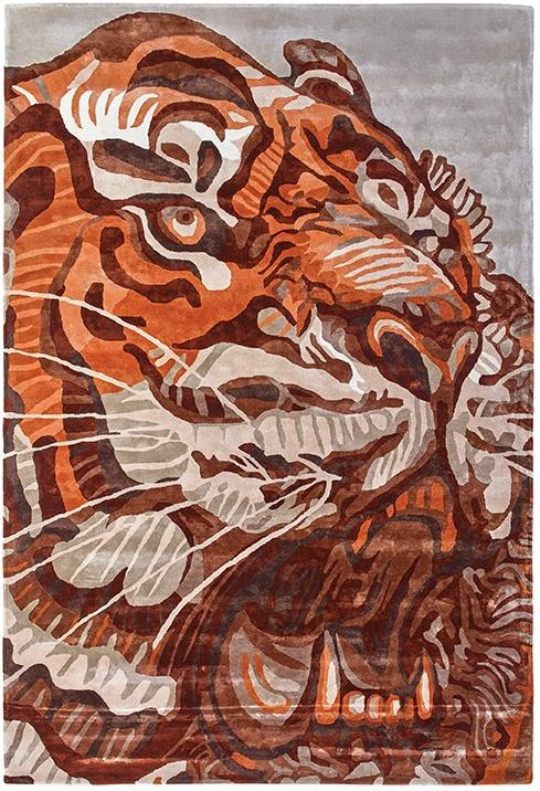 Tiger Indian Hand Woven Rug