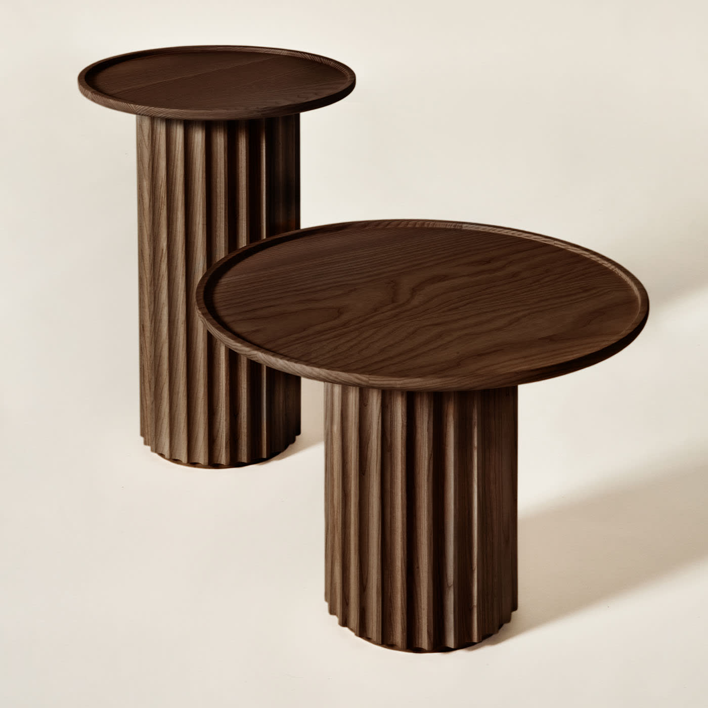 Capitello Exquisite Brown Ash Coffee Table Italian Design
