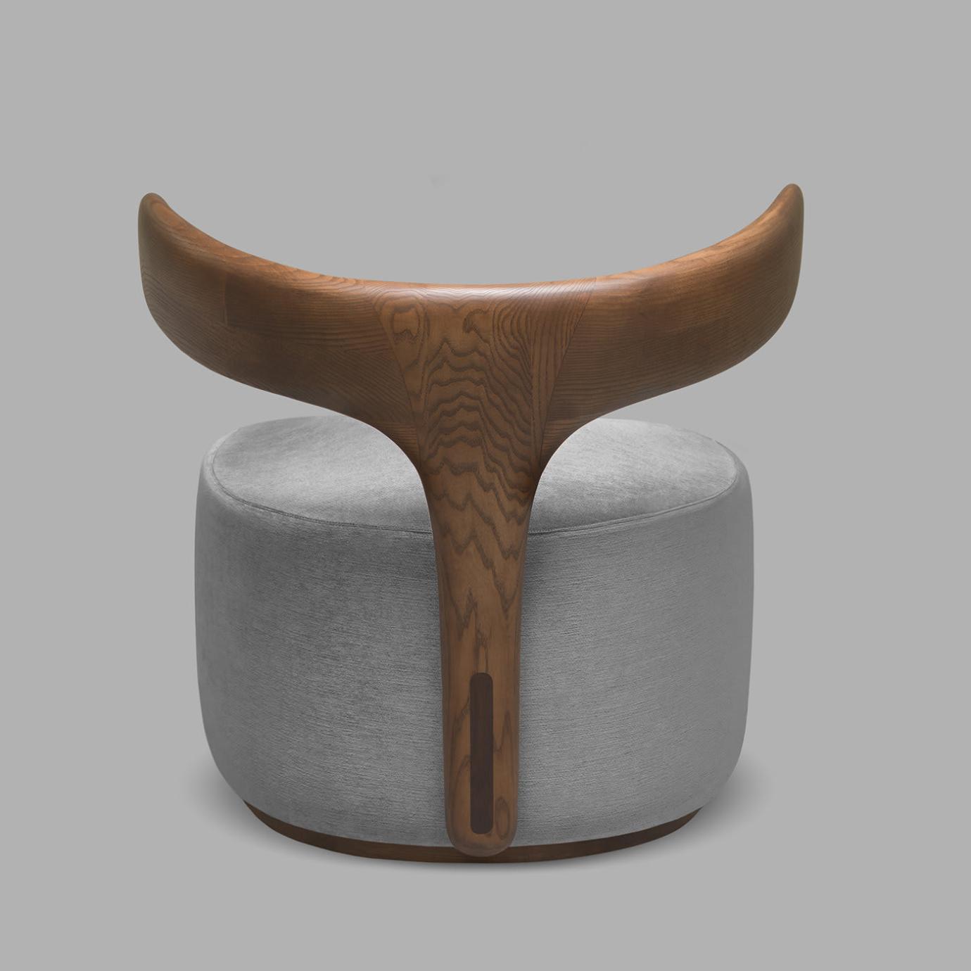Moby Dick Grey Armchair