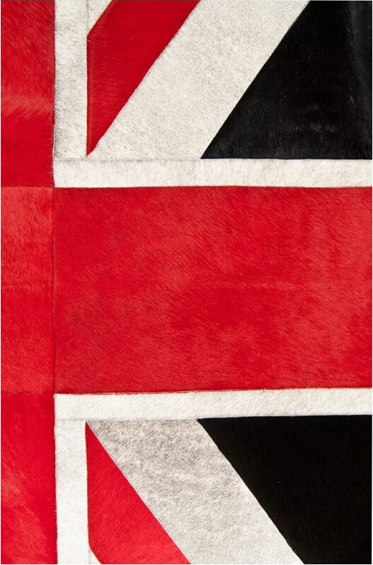 Union Jack col.1 Cowhide Rug