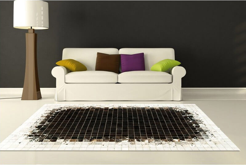 Mosaic col.1 Cowhide Rug