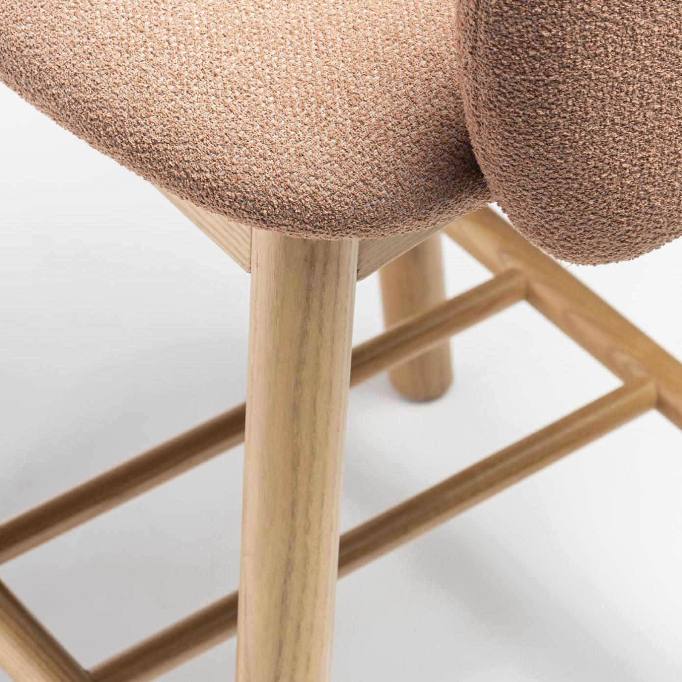 Bel Pink Terracotta Bar Stool
