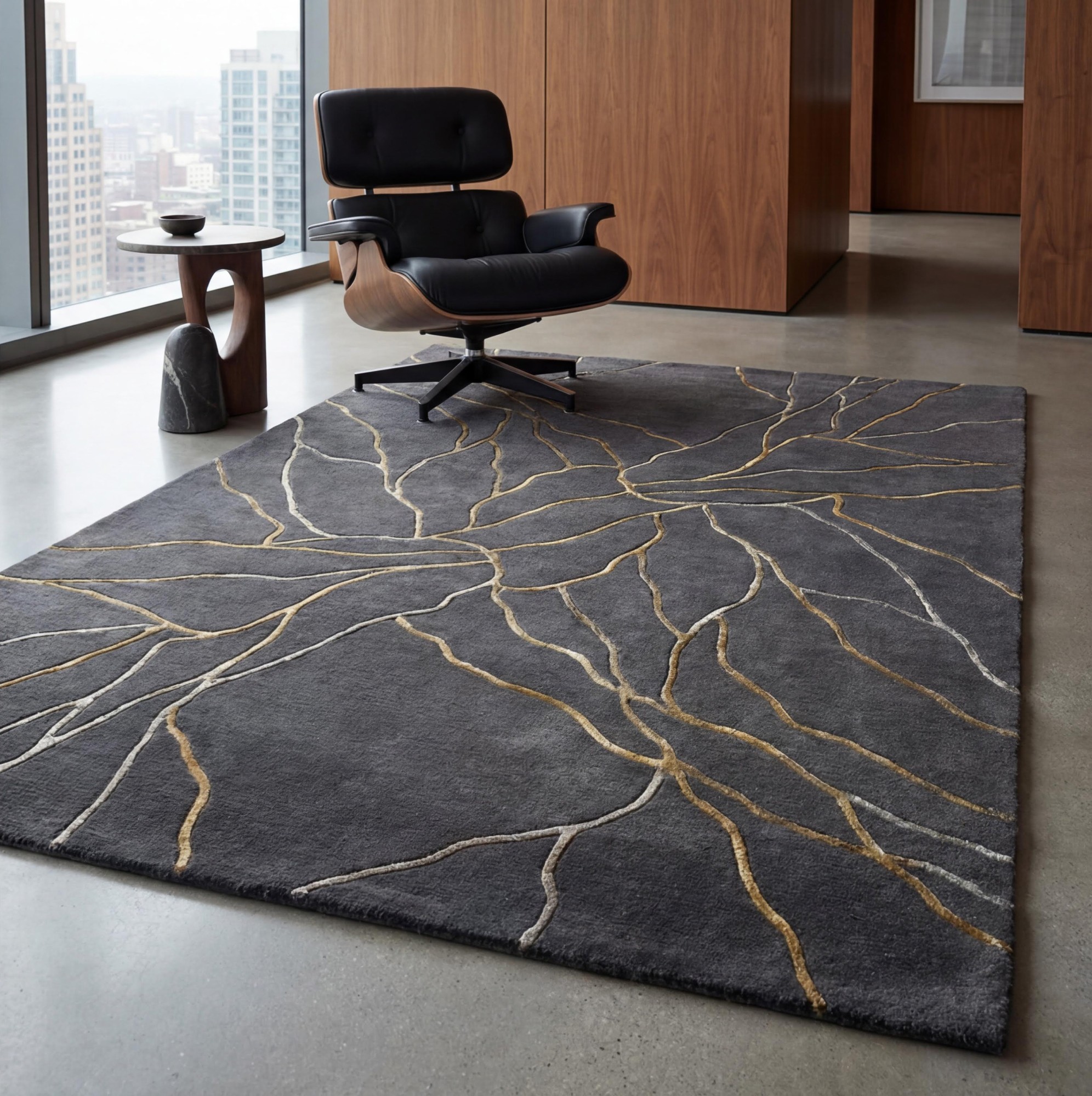 Midnight Filament Rug
