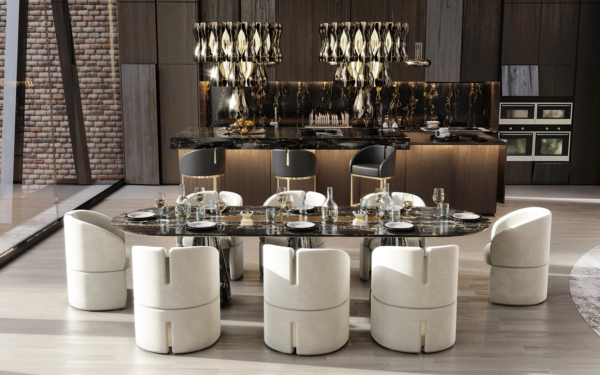 Tiara Chandelier Suspension Lamp - 6