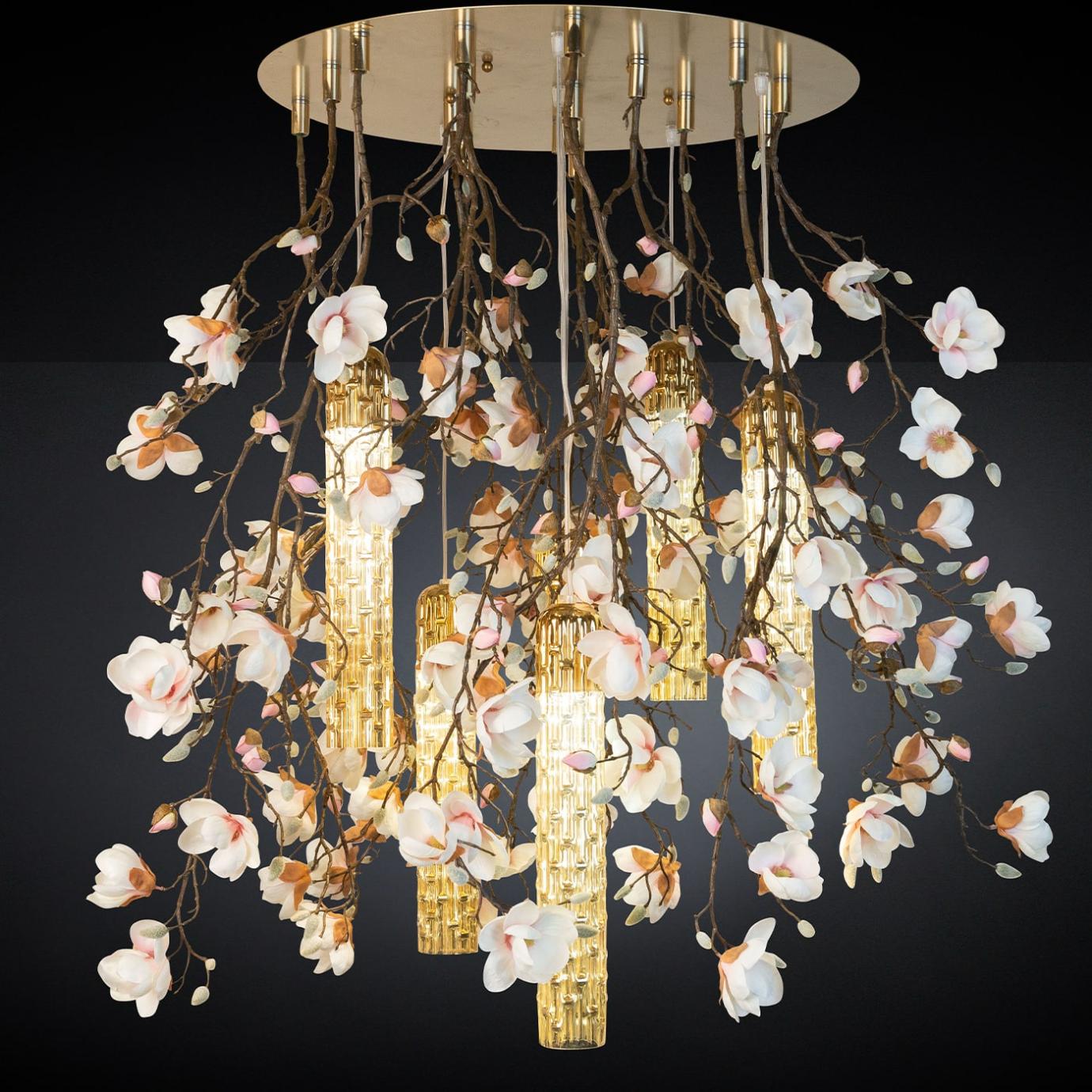 Magnolia White Chandelier