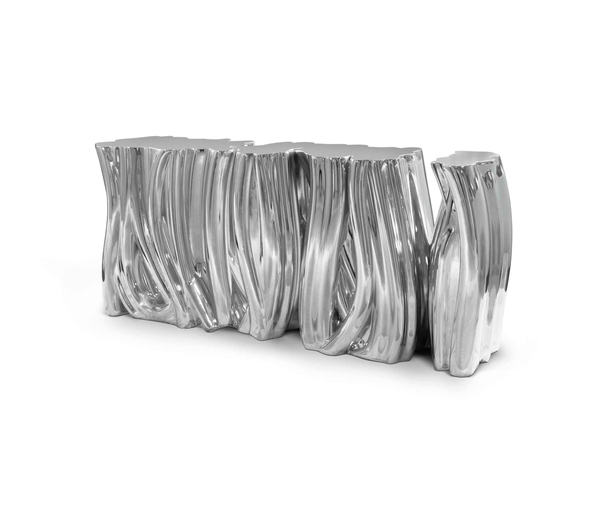 Monochrome Silver Designer Sideboard
