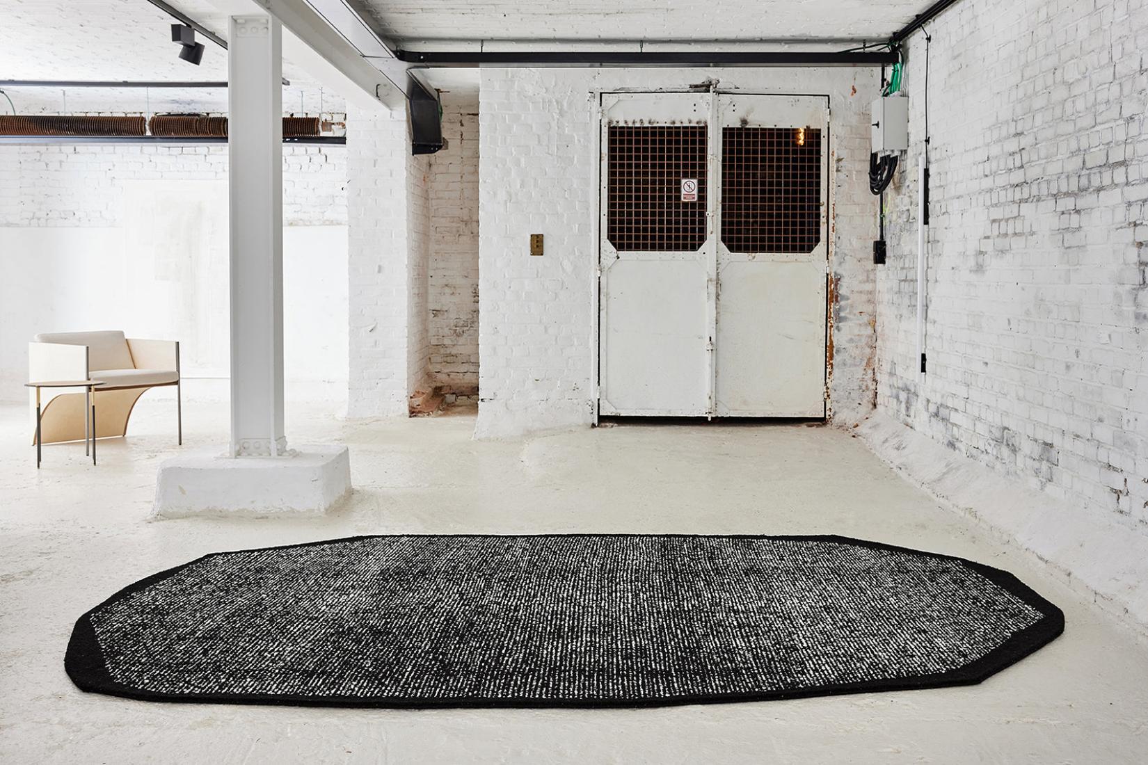 Cocoon 2 Black & White Rug