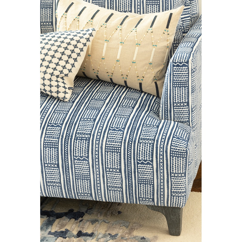 Lima Indigo 60 × 40 Cushion
